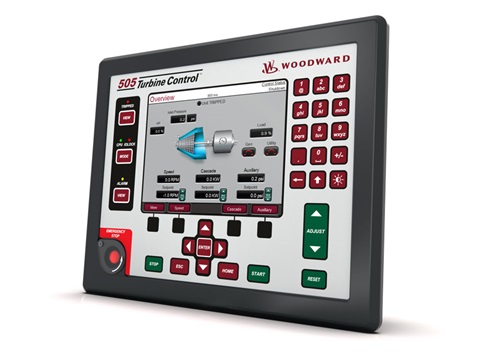 CONTROL - 505D (LV-STD) STEAM TURBINE CONTROL - frontpanel iso right